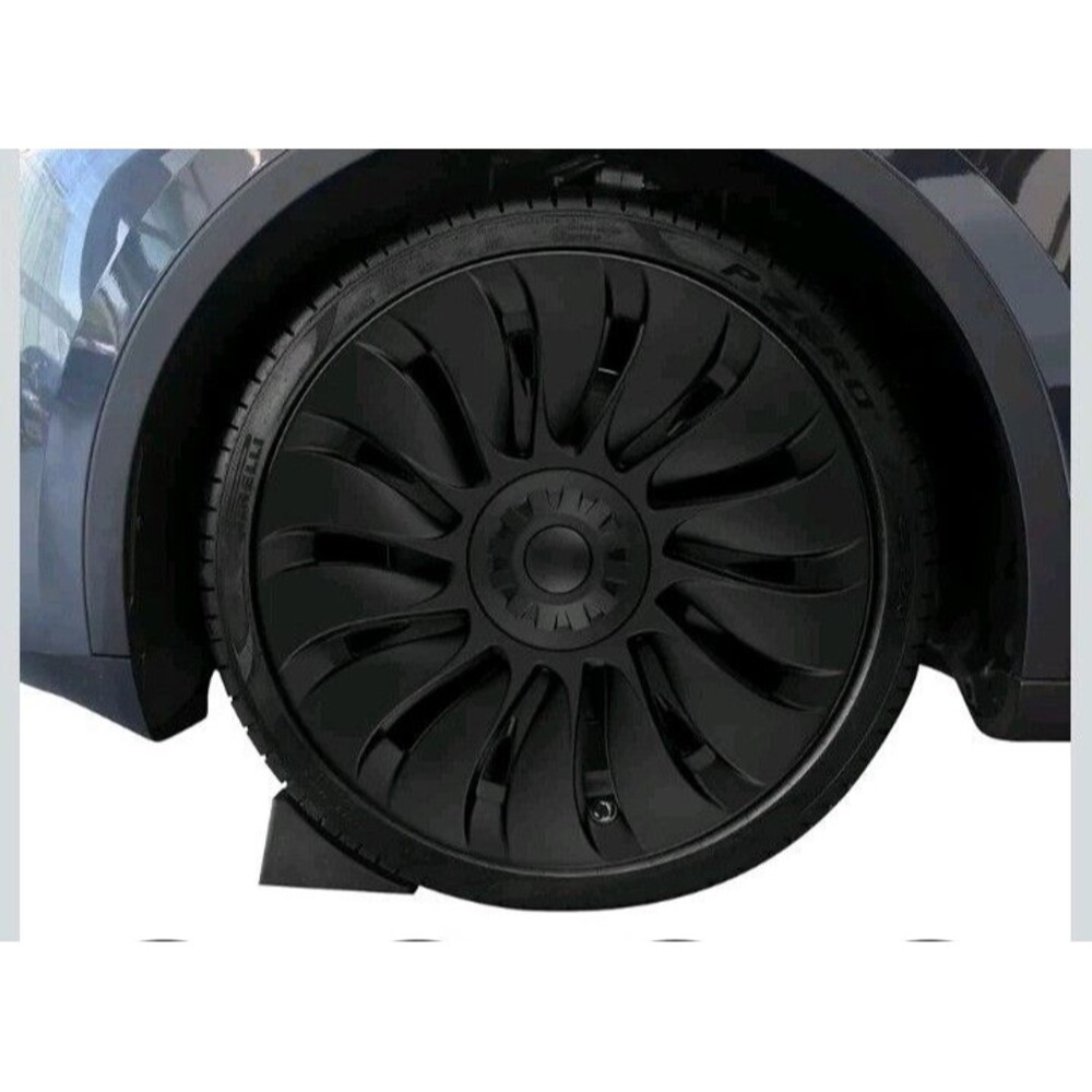 Tesla Model Y 19” Wheel Cover Matte Black ABS 2021-2024 Not for Juniper 2026